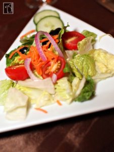 Plated Garden Salad